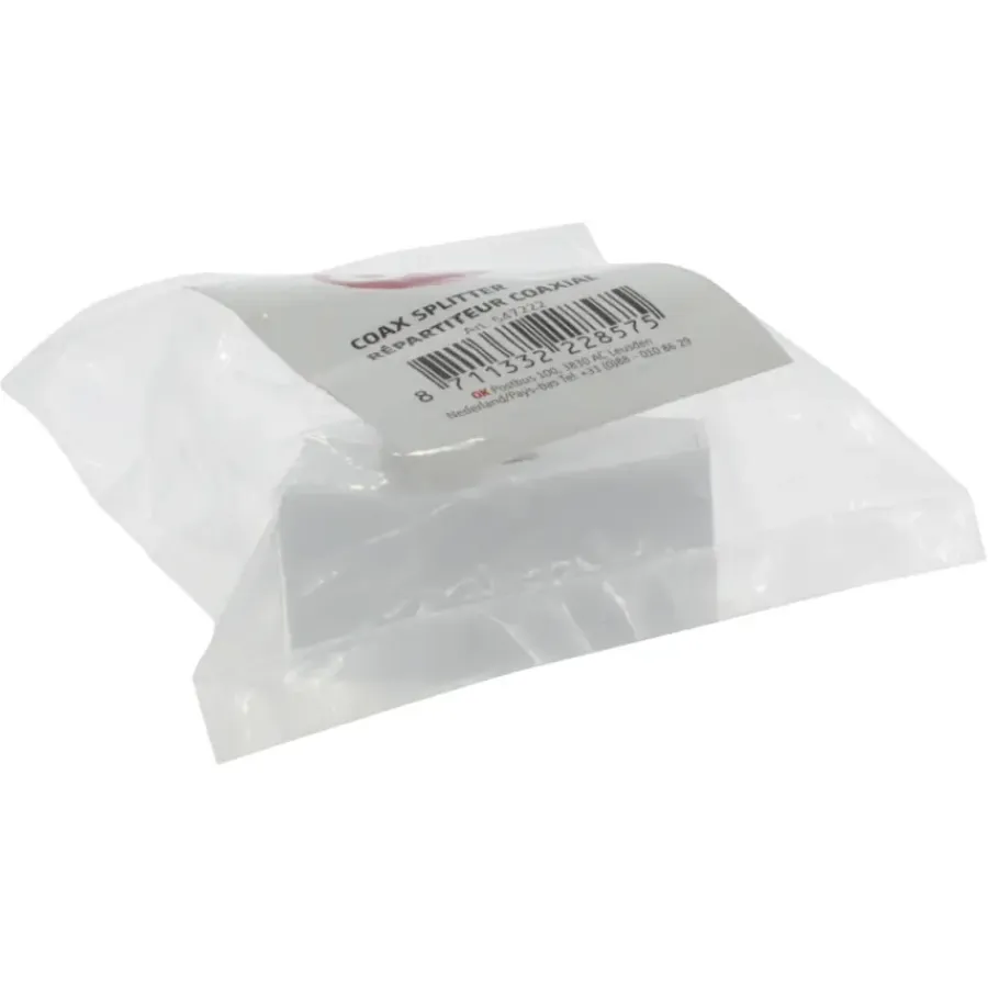 Audio & Video Accessoires > OK coax splitter TV wit
