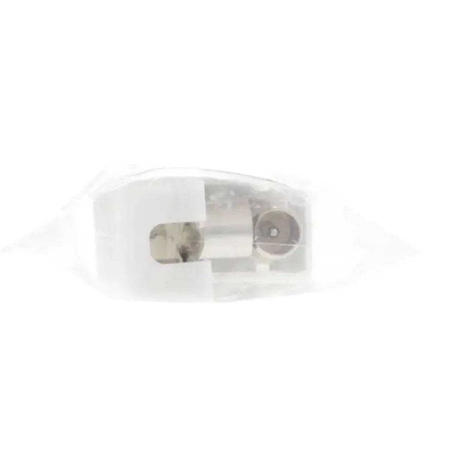 Audio & Video Accessoires > OK Coax stekkerset male/female wit