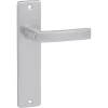 Deurbeslag Binnendeur|Deurklinken > OK deurkruk set Bl recht blind schild aluminium