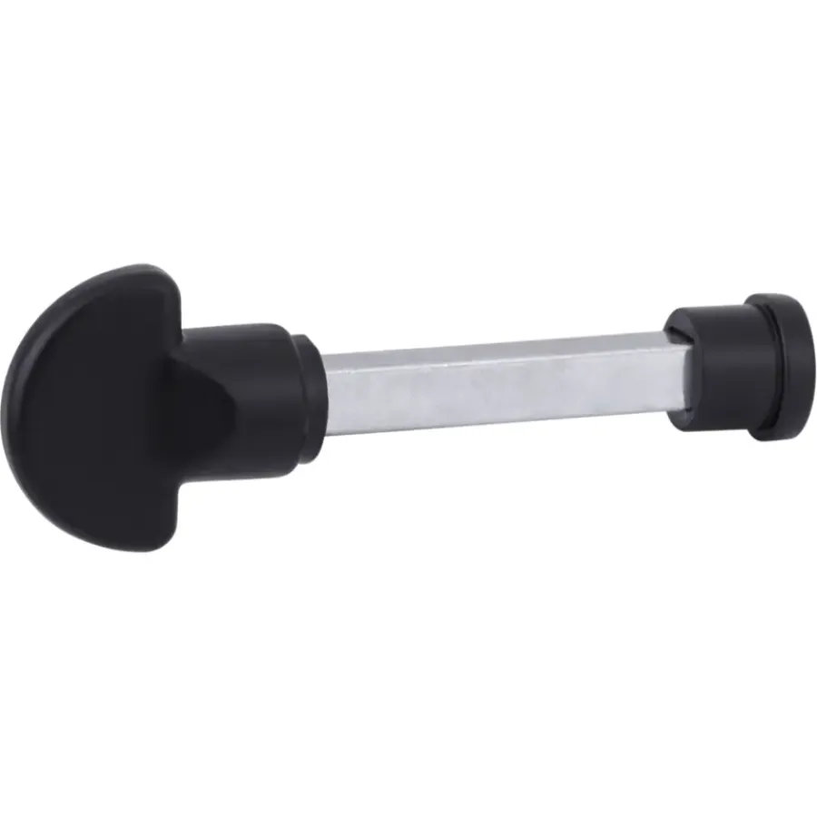 Deurbeslag Binnendeur|Deurklinken > OK deurkrukset Ovaal kortschild WC 63/8mm aluminium zwart