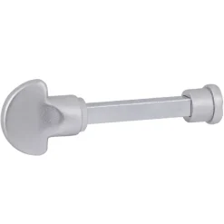 Deurbeslag Binnendeur|Deurklinken > OK deurkruk set ovaal schild vrij-bezet sluiting 63/8 mm aluminium
