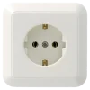 Inbouw Schakelmateriaal|Stopcontacten & Overige Contactdozen > OK enkel geaard stopcontact inbouw wit