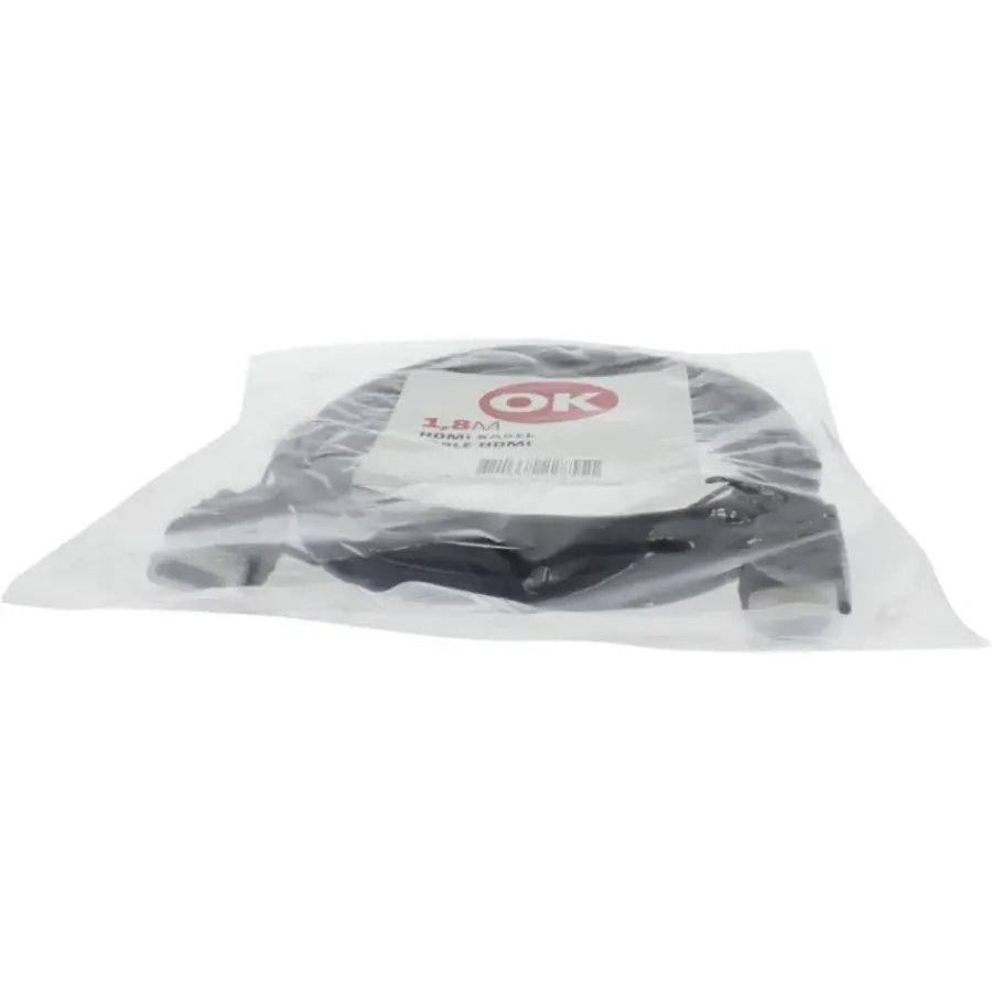 Audio & Video Accessoires > OK HDMI kabel 1.8 meter zwart