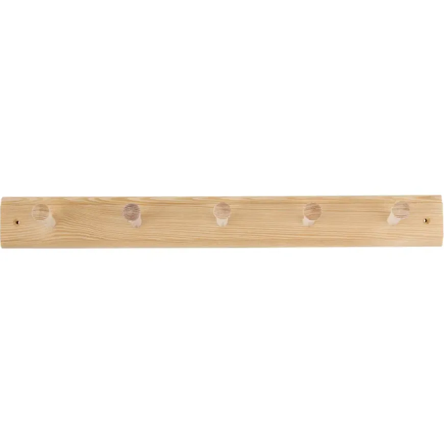 OK kapstok 5 haken Ilona hout grenen 520 mm