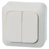 Schakelaars|Stopcontacten & Overige Contactdozen > OK serieschakelaar opbouw wit
