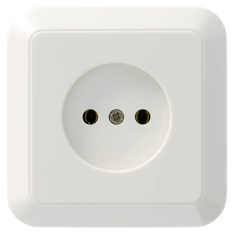 Inbouw Schakelmateriaal|Stopcontacten & Overige Contactdozen > OK stopcontact inbouw enkel wit