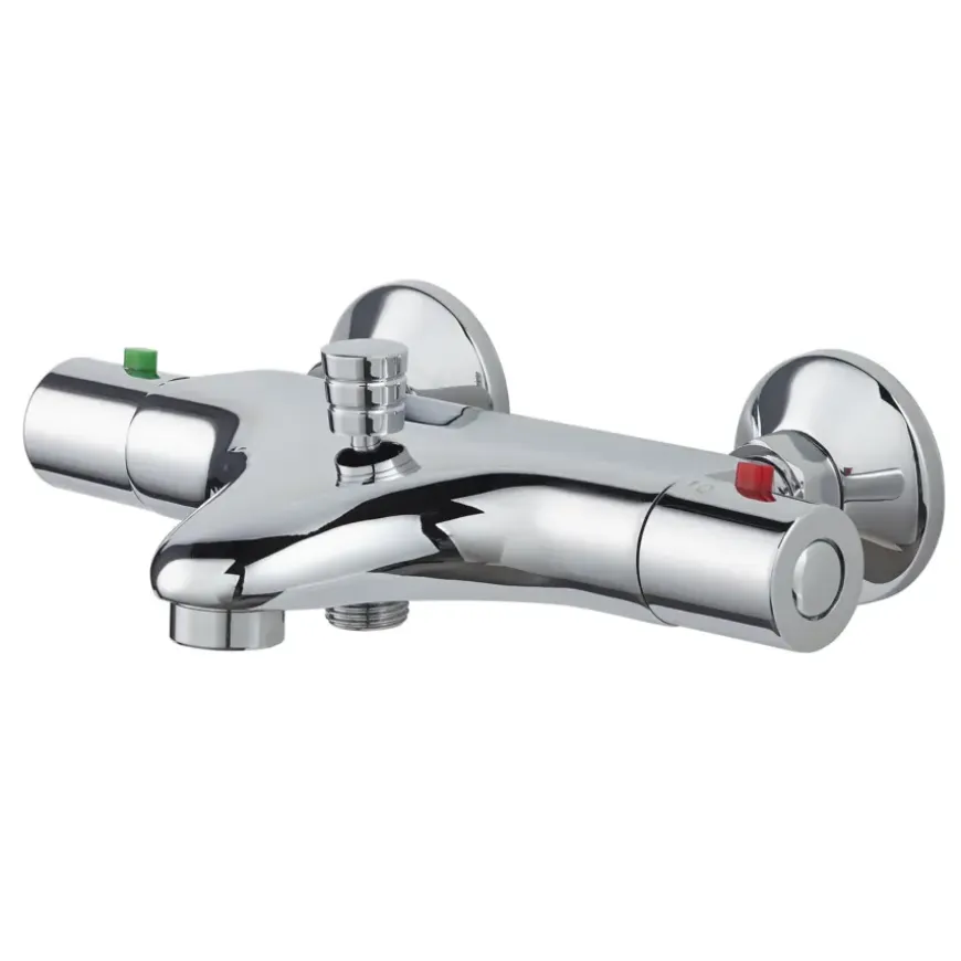 OK Thermostatische Badkraan Chroom 15 cm