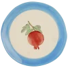 Ontbijtbord fruit blauw - h2xd20 cm