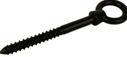 Oogbout met houtdraad 8x80mm RVS Zwart