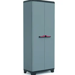 Gereedschapskasten > Geen Opbergkast Stilo kunststof grijs 39 x 68 x 174 cm