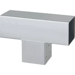 Houtverbinders|Houtverbinders > Geen Paalverbinder voor pergola T-verbindingsstuk 3-kants 7x7 cm gegalvaniseerd
