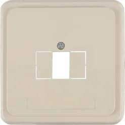 Afdekramen|Inbouw Schakelmateriaal > Peha Standard Afdekplaat USB crème