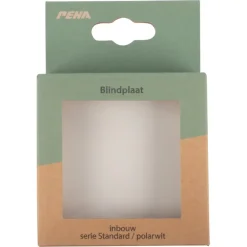 Afdekramen|Inbouw Schakelmateriaal > Peha Standard afdekplaat wit