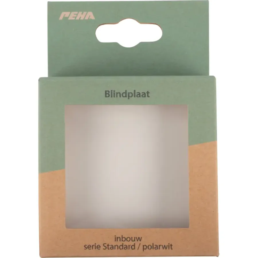 Afdekramen|Inbouw Schakelmateriaal > Peha Standard afdekplaat wit