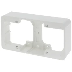 Afdekramen|Inbouw Schakelmateriaal > Peha Standard Opbouwraam 2-voudig wit