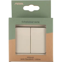 Schakelaars|Stopcontacten & Overige Contactdozen > Peha Standard serieschakelaar crème