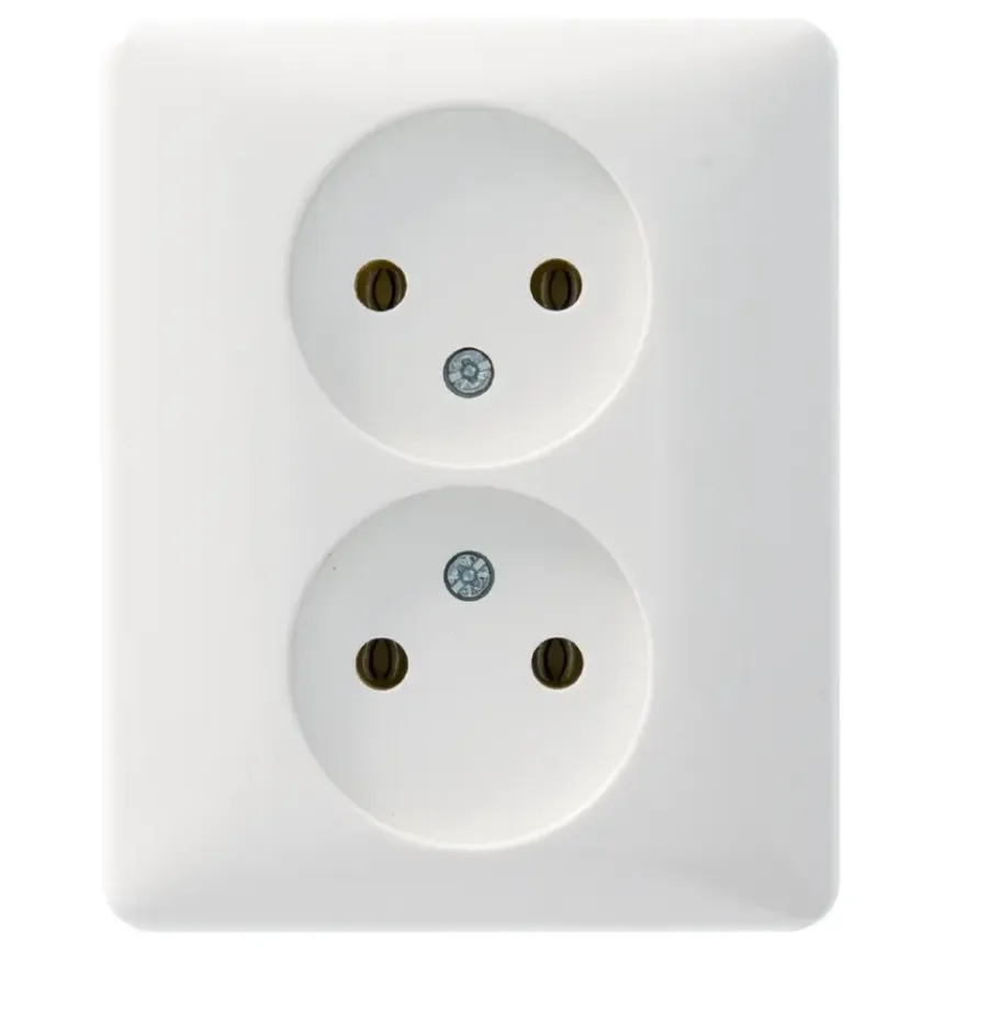 Inbouw Schakelmateriaal|Stopcontacten & Overige Contactdozen > Peha Standard stopcontact dubbel wit