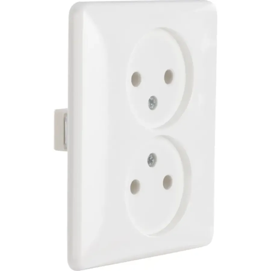 Inbouw Schakelmateriaal|Stopcontacten & Overige Contactdozen > Peha Standard stopcontact dubbel wit