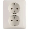 Inbouw Schakelmateriaal|Stopcontacten & Overige Contactdozen > Peha Standard stopcontact dubbel geaard wit