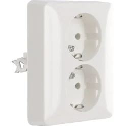 Inbouw Schakelmateriaal|Stopcontacten & Overige Contactdozen > Peha Standard stopcontact dubbel geaard wit