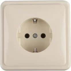 Inbouw Schakelmateriaal|Stopcontacten & Overige Contactdozen > Peha Standard stopcontact geaard crème