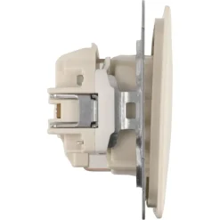 Inbouw Schakelmateriaal|Stopcontacten & Overige Contactdozen > Peha Standard stopcontact geaard crème