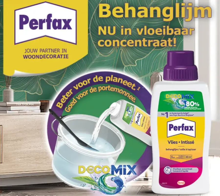 Behanglijm > Perfax decomix behangplaksel 500 g