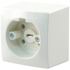 Opbouw Schakelmateriaal|Stopcontacten & Overige Contactdozen > PERILEX Wandcontactdoos Opbouw Crème