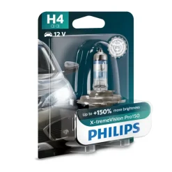 Autolampen > Philips autolamp H4 X-treme Vision Pro150 12342XVPB1