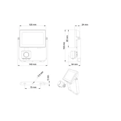 Werklampen > Philips breedstraler met bewegingssensor 1800 lumen 3000K 20W