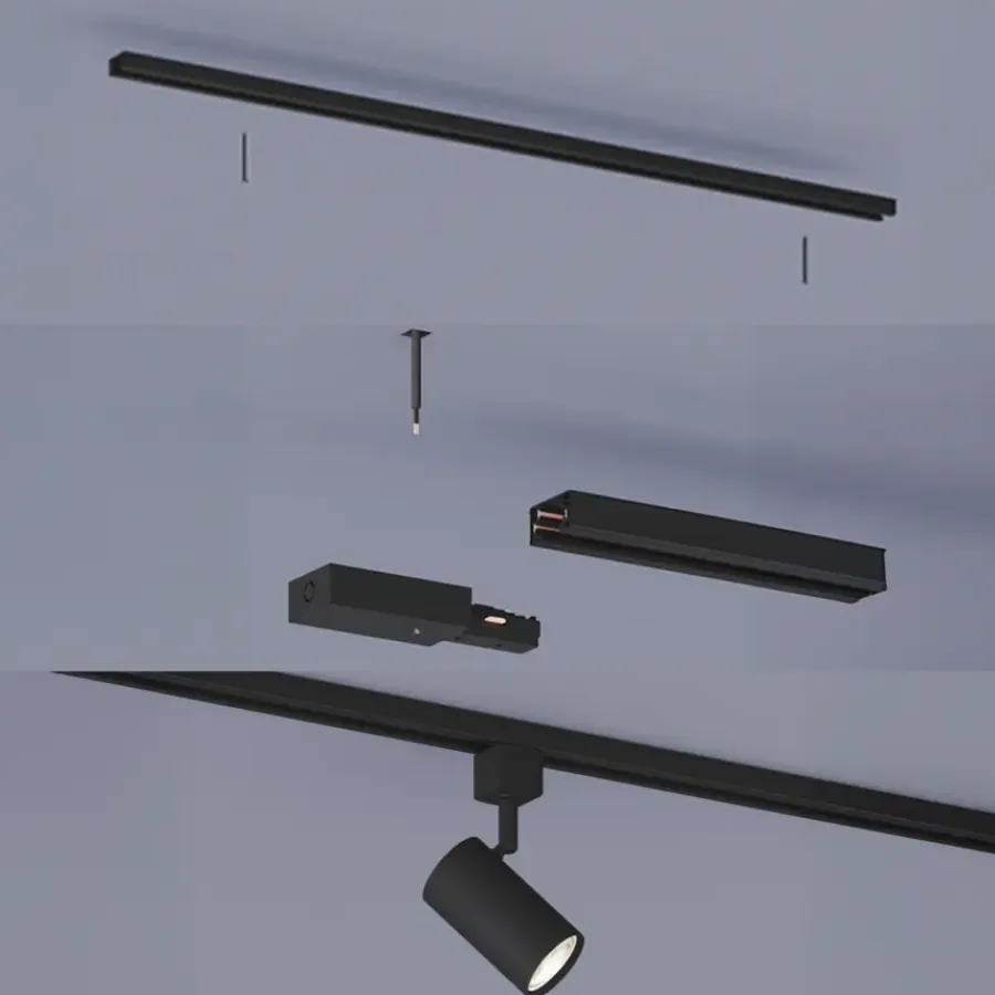 Audio & Video Accessoires > Philips EasyLink dubbelzijdige stroomaansluiting railverlichting zwart