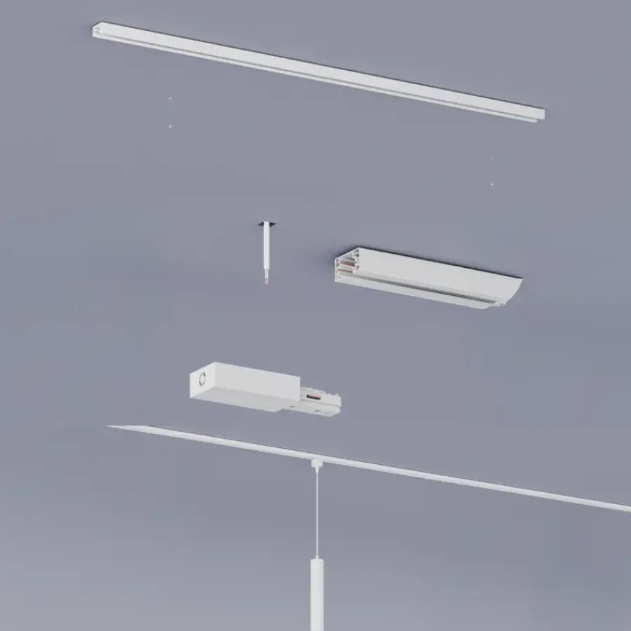 Audio & Video Accessoires > Philips EasyLink hanglamp adapter connector railverlichting wit