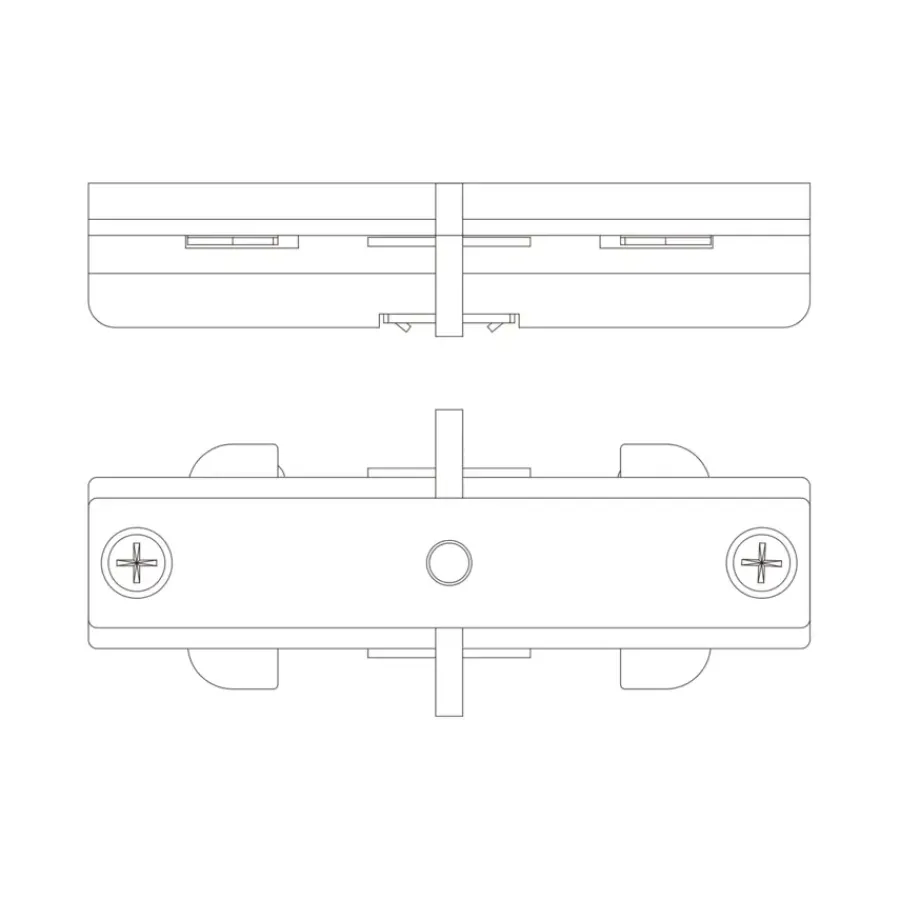 Audio & Video Accessoires > Philips EasyLink I-vormige connector railverlichting wit