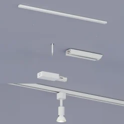 Audio & Video Accessoires > Philips EasyLink L-vormige connector linkse hoek railverlichting wit