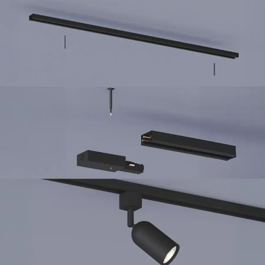 Audio & Video Accessoires > Philips EasyLink T-vormige connector railverlichting zwart