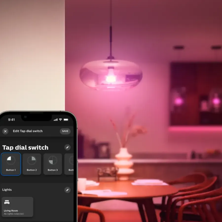 Dimmers|Opbouw Schakelmateriaal > Philips Hue Tap dial switch draaischakelaar wit