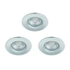 Philips inbouwspots Dive chroom set van 3
