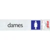 Pickup Alu deurbordje dames 165x44 mm