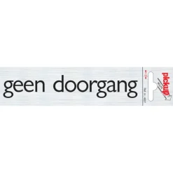 Pickup Alu deurbordje geen doorgang 165x44 mm