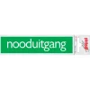 Pickup Alu deurbordje nooduitgang 165x44 mm