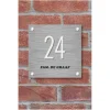 Pickup 3D Home plaat wit acrylaat 3 mm 15 x 15 cm