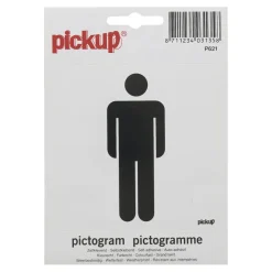 Pickup pictogram Heren 10x10 cm