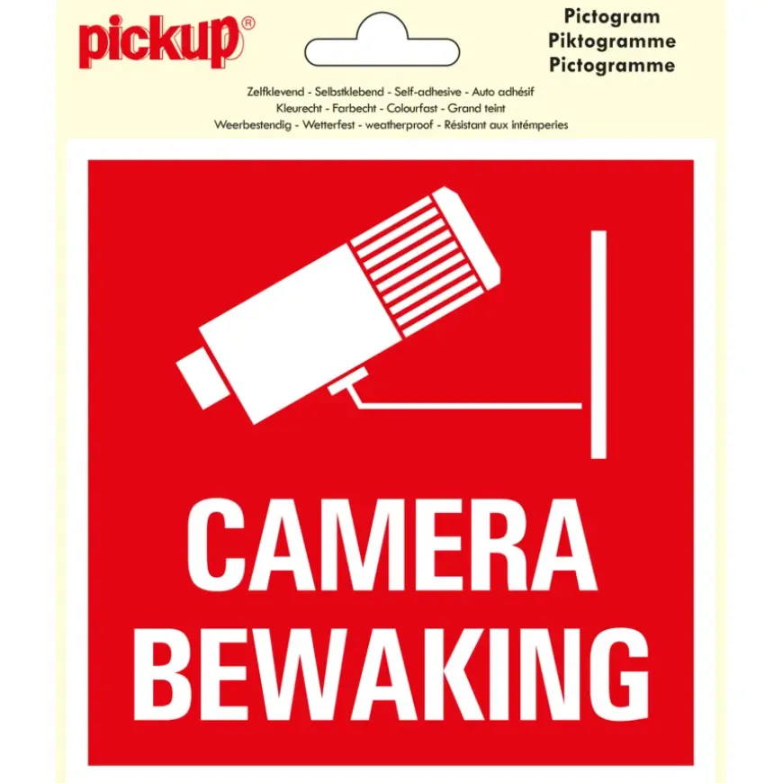 Pickup Pictogram Vinyl 15x15cm Camerabewaking