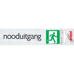 Pickup route nooduitgang 165x44 mm
