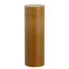 Pilaar kaars donkerbruin- h20xd6,8cm