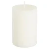 Pilaar kaars stearine wit - h10xd6,8cm