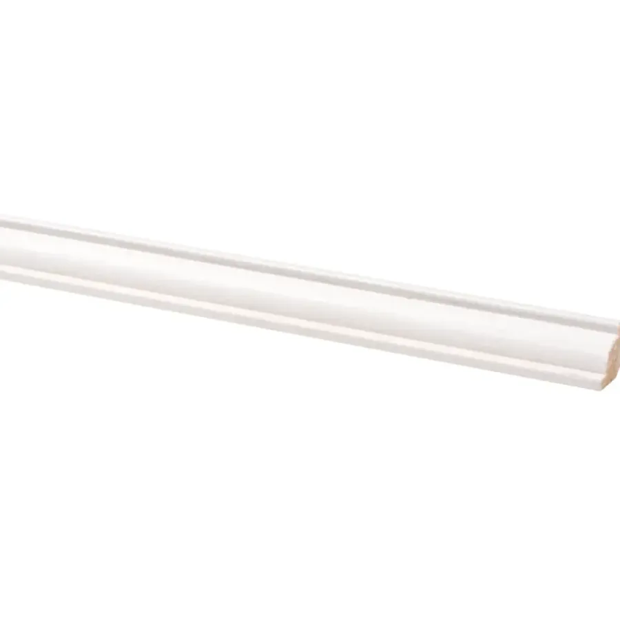 Houtenprofielen|Overgangsprofielen > Geen Plafondlijst grenen wit gegrond 16x16 mm lengte 270 cm