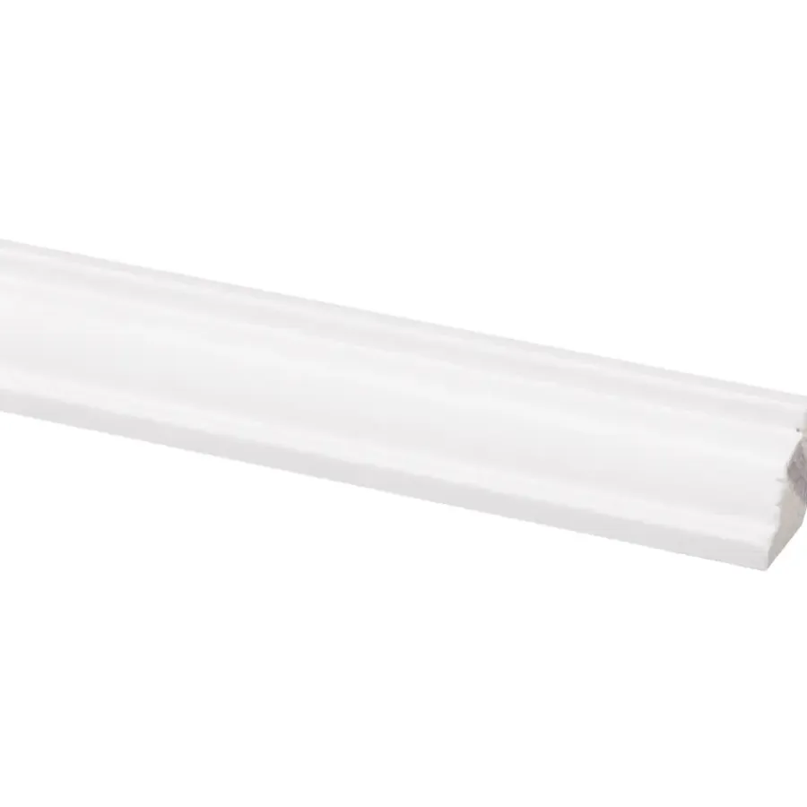 Houtenprofielen|Overgangsprofielen > Geen Plafondlijst grenen wit 16x16 mm 270 cm