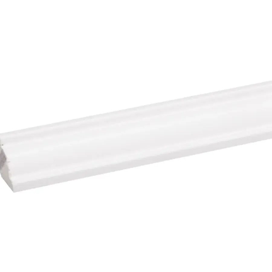 Houtenprofielen|Overgangsprofielen > Geen Plafondlijst grenen wit 16x16 mm 270 cm