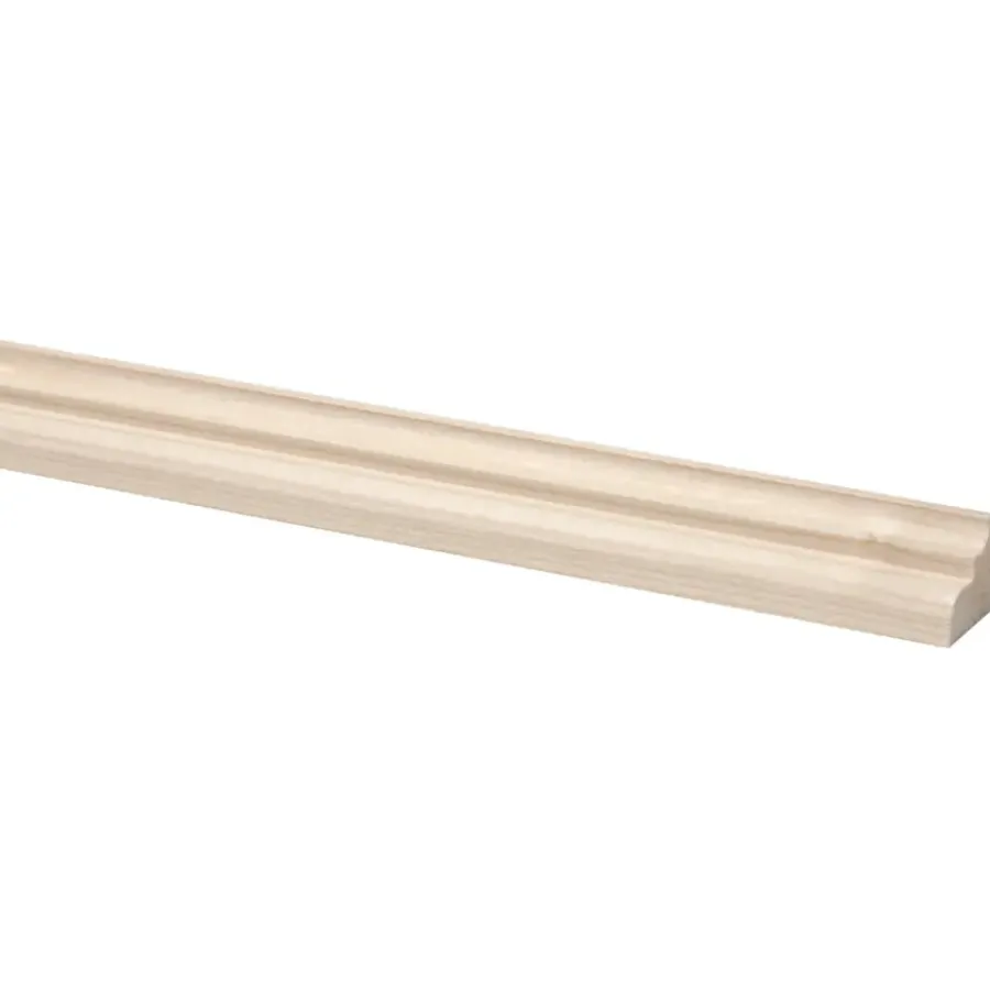 Houtenprofielen|Overgangsprofielen > Geen Plafondlijst vuren 19x22 mm lengte 270 cm